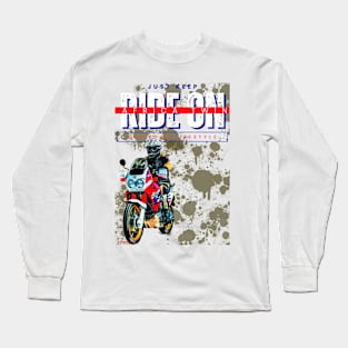 Ride on Africa Twin 750 Long Sleeve T-Shirt